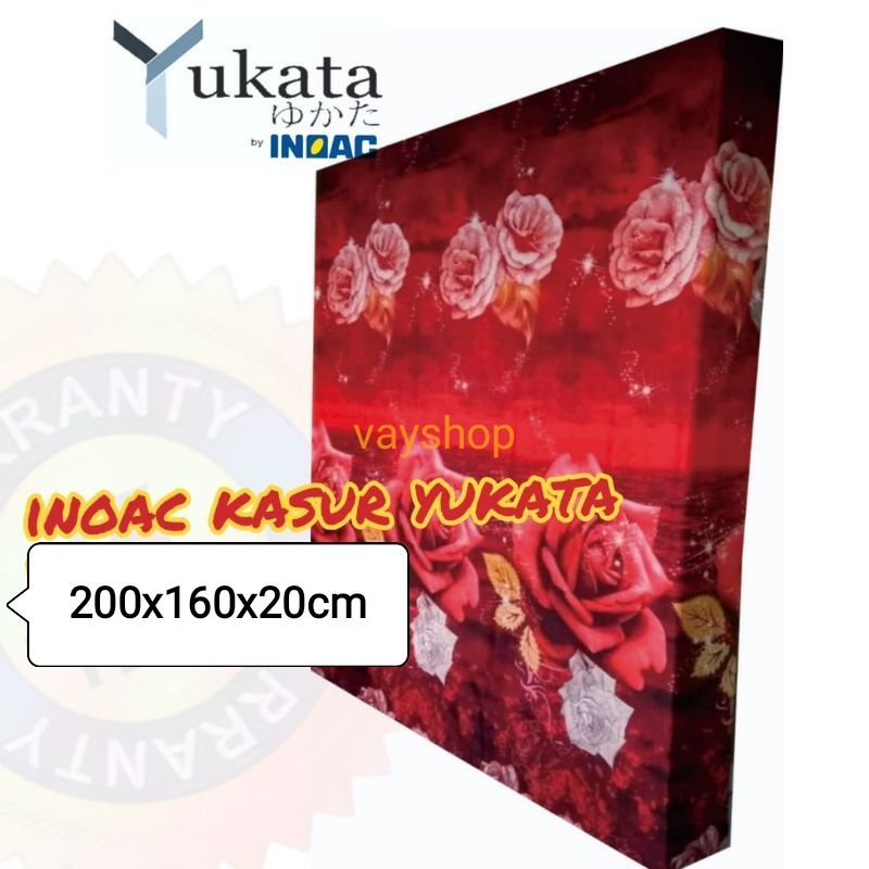 Kasur INOAC Queen Size uk 200x160x20cm Garansi Anti Kempes 10-15tahun