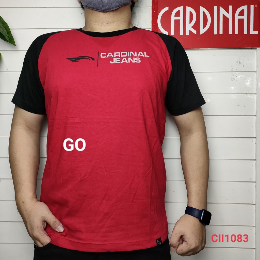 gof KJN CARDINAL JEANS KAOS T-Shirt Cowok Baju Reguler Slimfit Cowok Kaos Cardinal Keren!!!