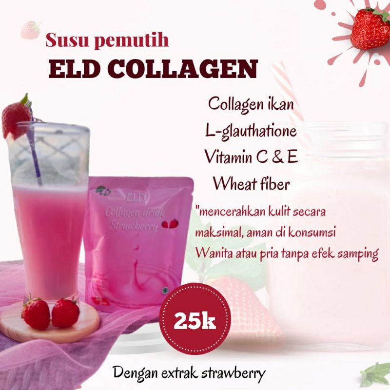ELD COLLAGEN DRINK/PEMUTIH&PELANGSING BPOM