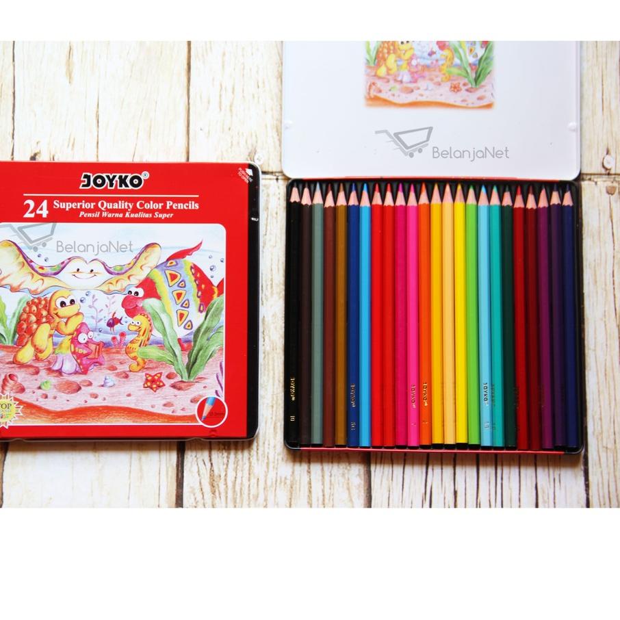 

Baru Pensil Warna Joyko Kaleng 24 Color
