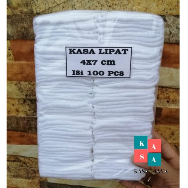 Kasa lipat bedah non steril 7cm x 4 cm isi 100 pcs
