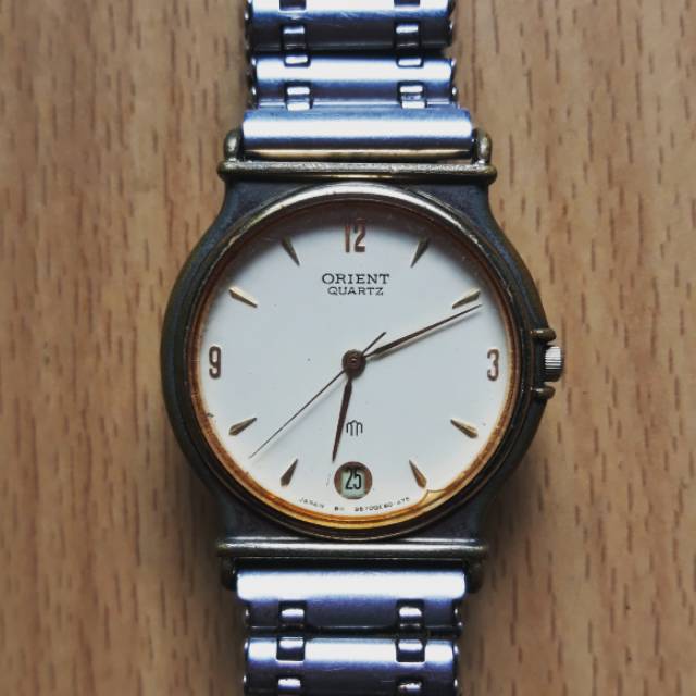 Jam tangan pria wanita original orient classic vintage dengan tanggal