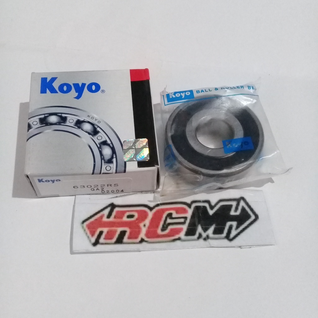 BEARING LAHER LAKER RODA 6302 2RS 2 RS KLAHER ORI ORIGINAL KOYO JAPAN ASLI