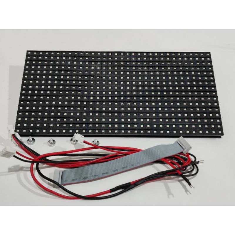 Panel Module Modul Led P10 Running Text SMD Merah Indoor Semi Outdoor