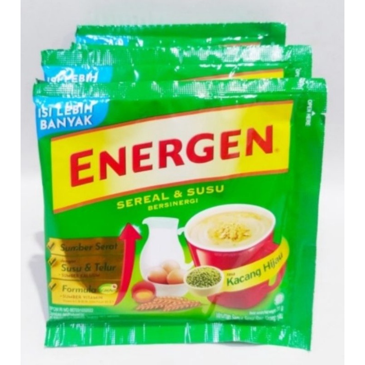 

energen kacang hijau 24gr sachet(1 renceng)