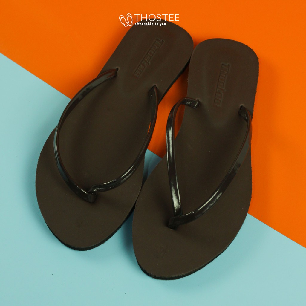 Sandal Jepit Karet Wanita Thostee Rubby pusatmode1234-Coklat