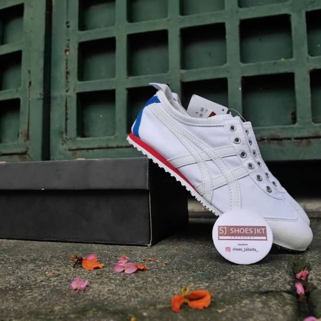 ONITSUKA TIGER MEXICO 66 SLIP ON WHITE BLUE