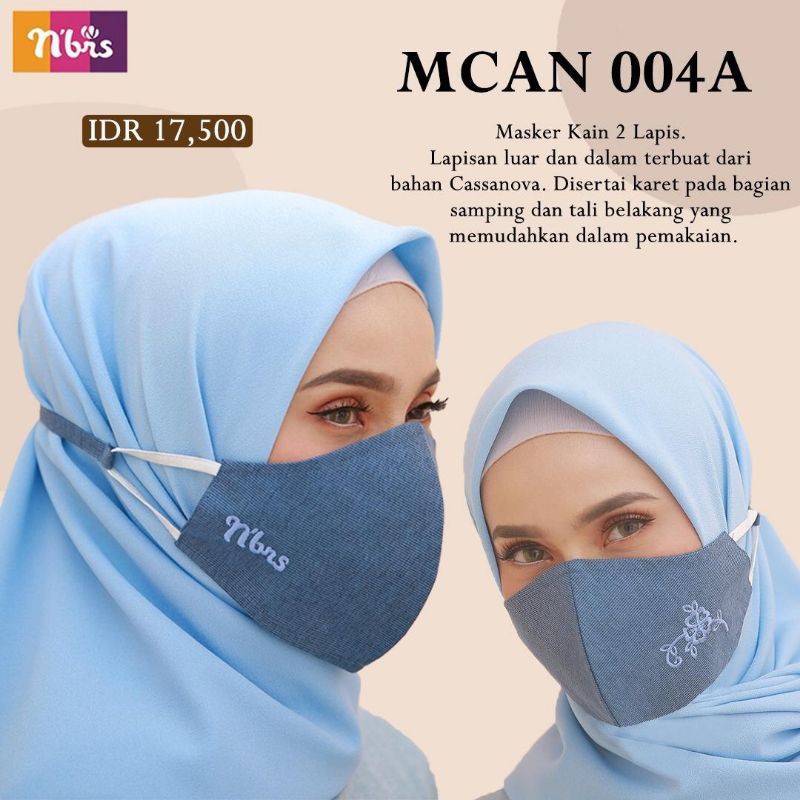 SIAP KIRIM || NIBRAS MASKER [P R E M I U M] MCAN 004A