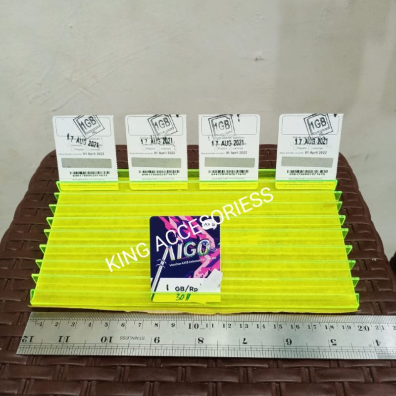 

[Kita] Tempat Kartu Perdana Akrilik Perdana Display Dudukan Kartu Voucher