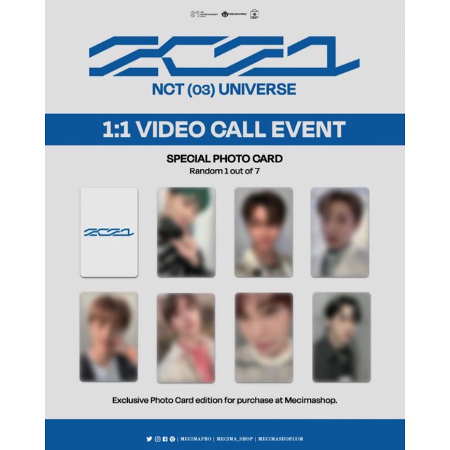 ALBUM SEALED UNIVERSE NCT MECIMA WITH POB BENEFIT PC MECIMA