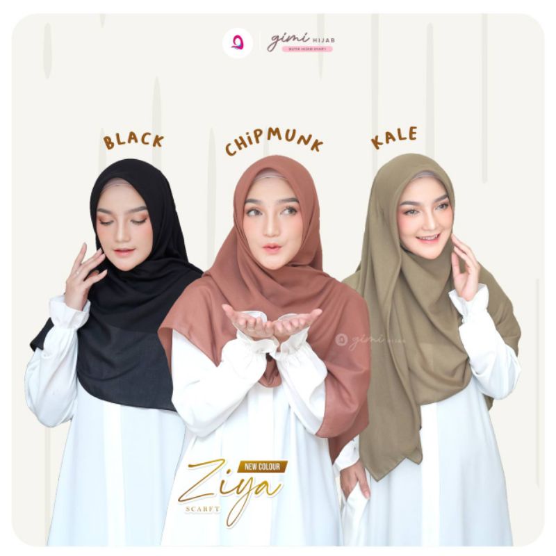 Ziya Scarf Premiun by Gimi Hijab - Segi Empat