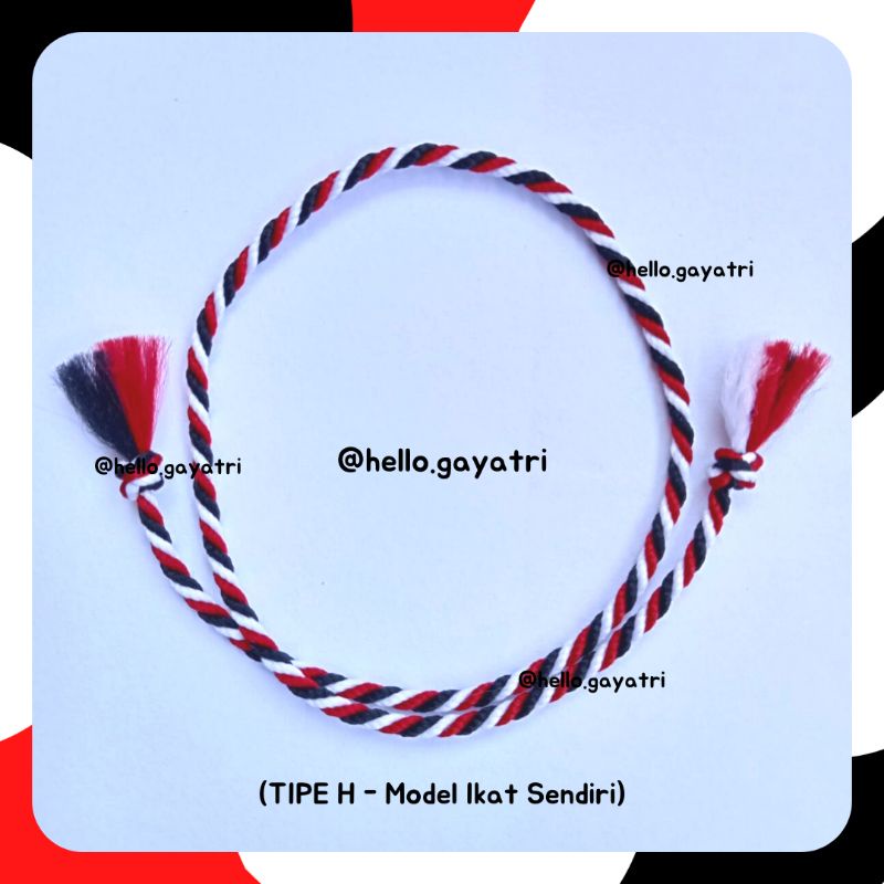 GELANG TRIDATU ASLI Khas BALI Tahan Air-H