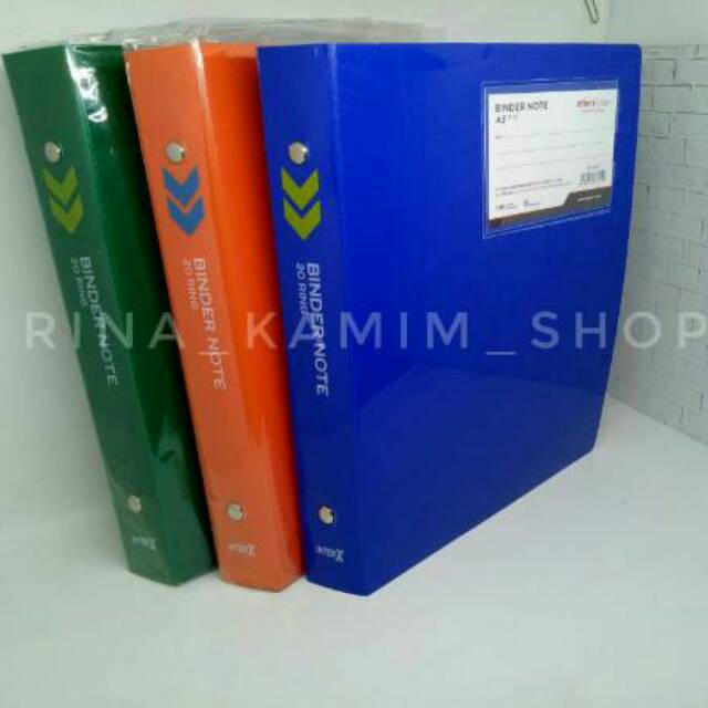 

Binder kuliah 20 A5 ring cover warna polos Interx folder