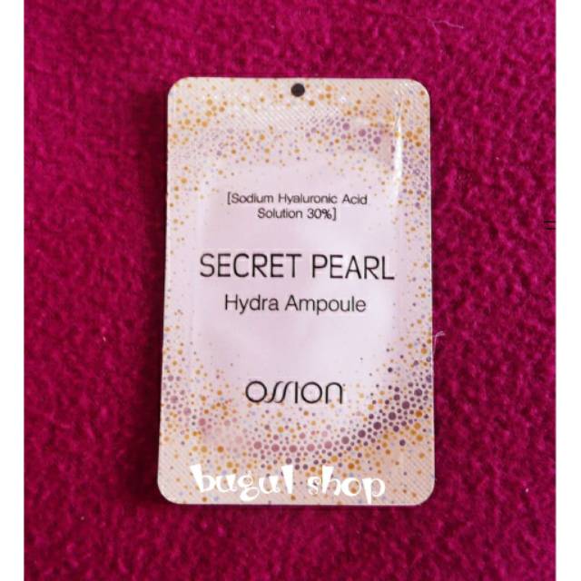 OSSION Secret Pearl Hydra Ampoule sachet - Jutanhak Korea