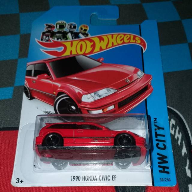 Hot wheels civic ef merah