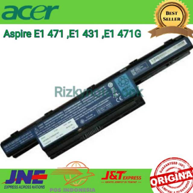 Baterai Original ACER Aspire E1 471,E1 431 ,E1 471G