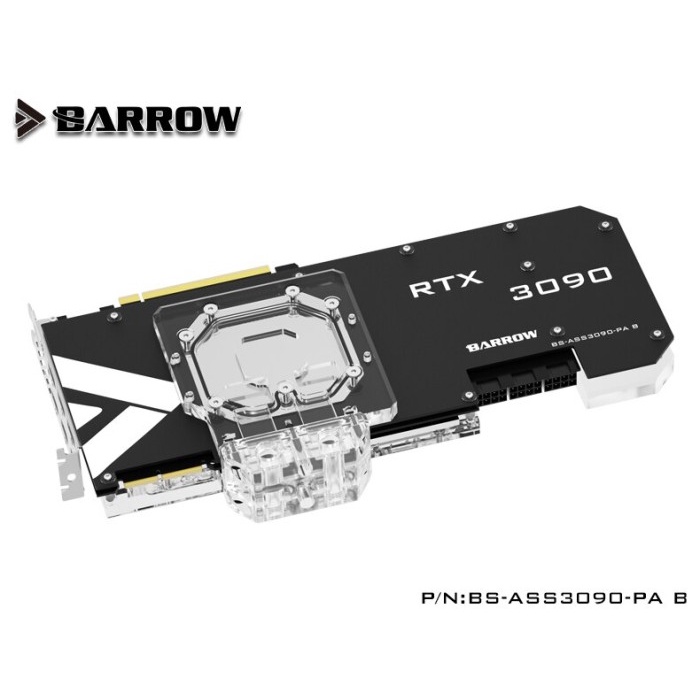 BARROW BS-ASS3090-PA GPU Block ASUS STRIX RTX 3090 BUNDLE BACKPLATE