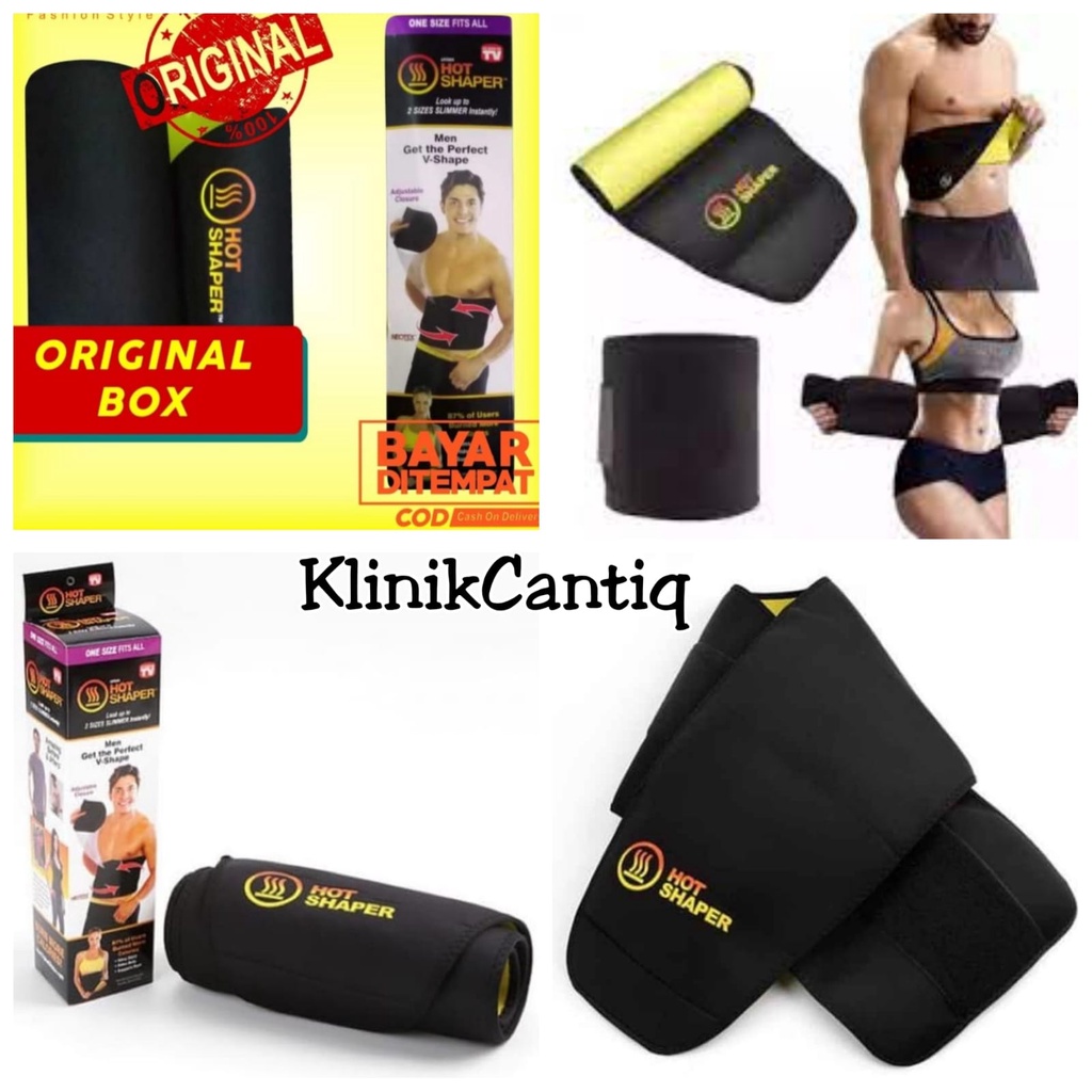 Hot Shaper Belt Power New Korset Pelangsing Tubuh Stagen Pembakar Lemak