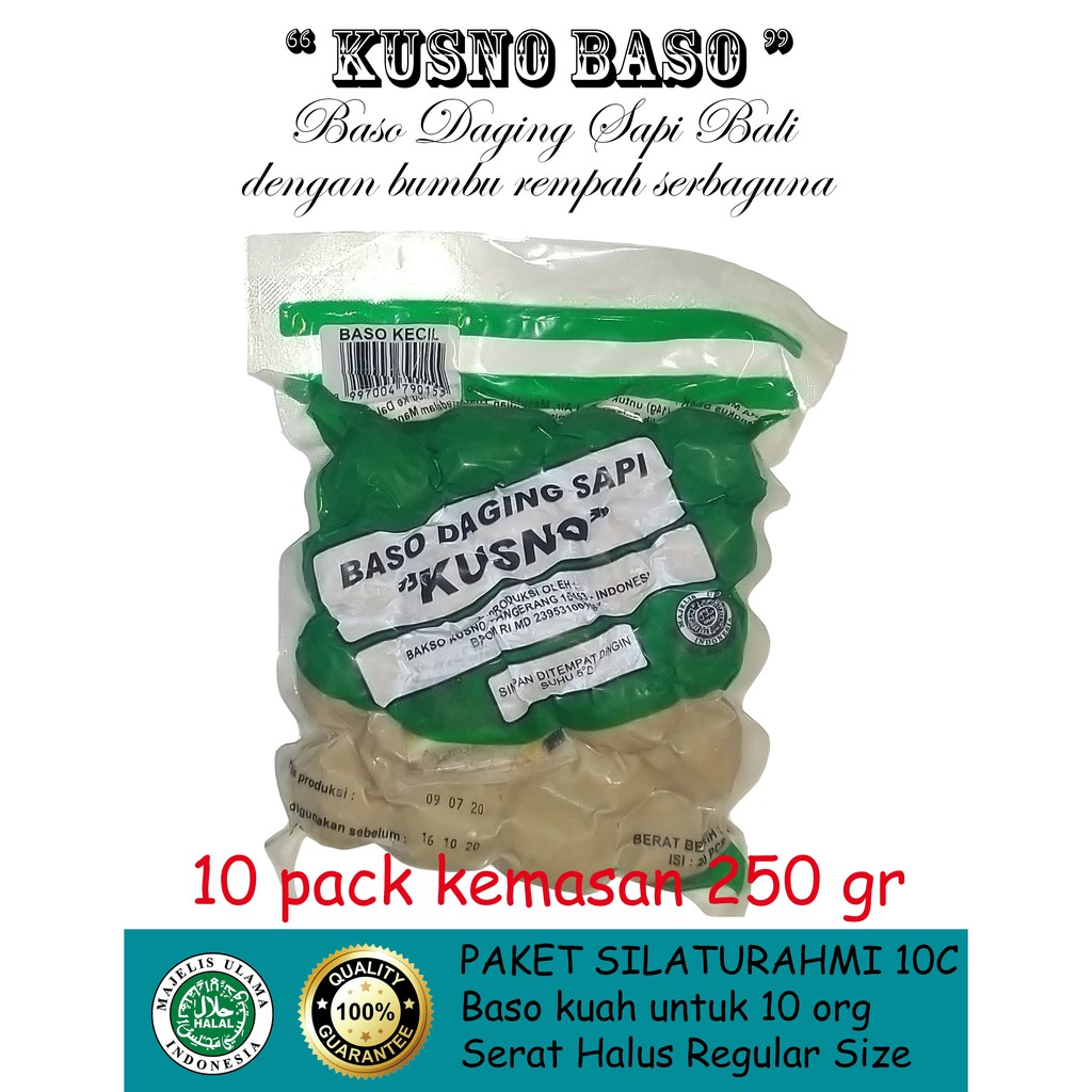 

Baso Kusno Kecil, Paket Silaturahmi (40 porsi)