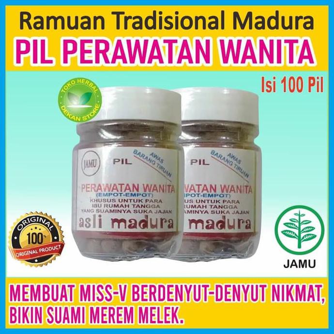 Pil Virgin Keset Rapet Jamu Perawatan Vagina Wanita Asli Madura JM59
