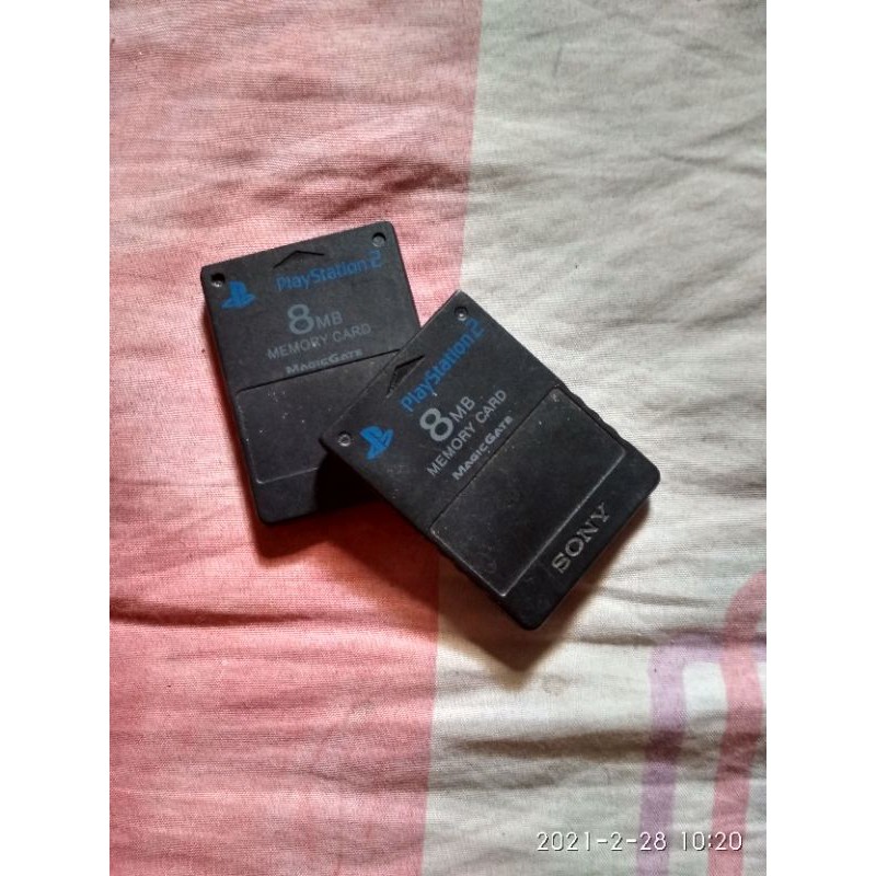 memory card sony 8MB magicgate for PlayStation 2 ps2 preloved bekas