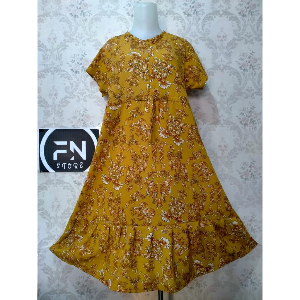 HOME DRESS MONALISA MOTIF SULTAN