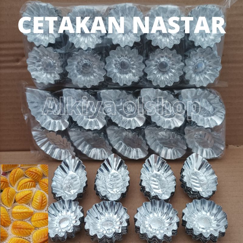 Cetakan kue nastar kue kering bentuk daun dan bungga di jual denan variasi