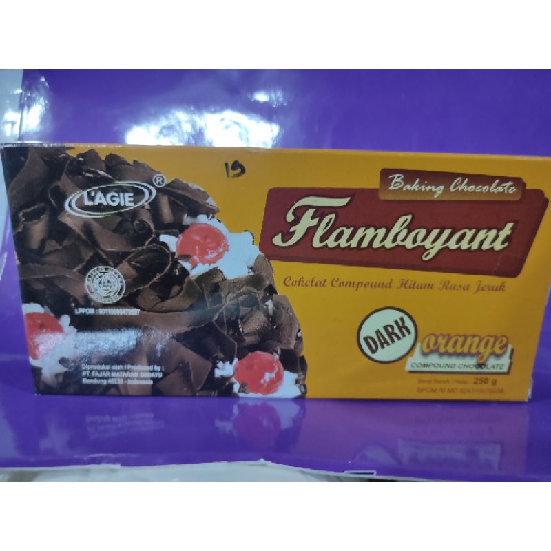 

CHOCOLATE DARK ORANGE 250GR COKLAT COMPOUND WARNA HITAM RASA JERUK