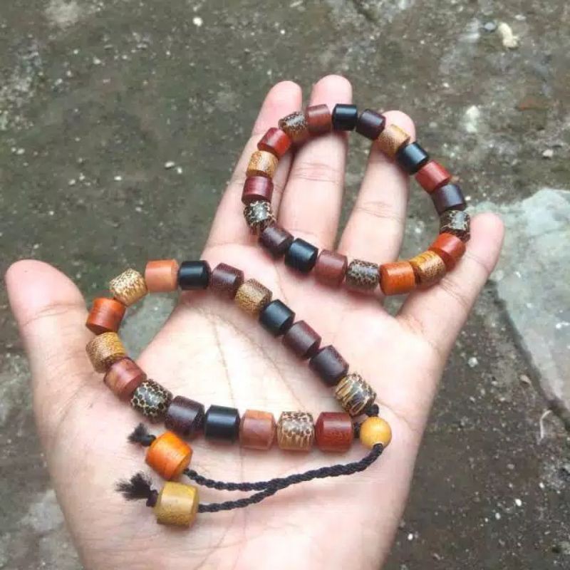 GELANG KOMBINASI KAYU BERTUAH