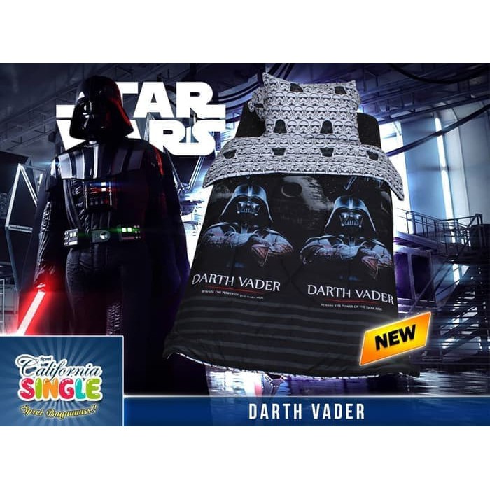 Sprei California Duo Sorong 120 x 200 Darth Vader Star Wars
