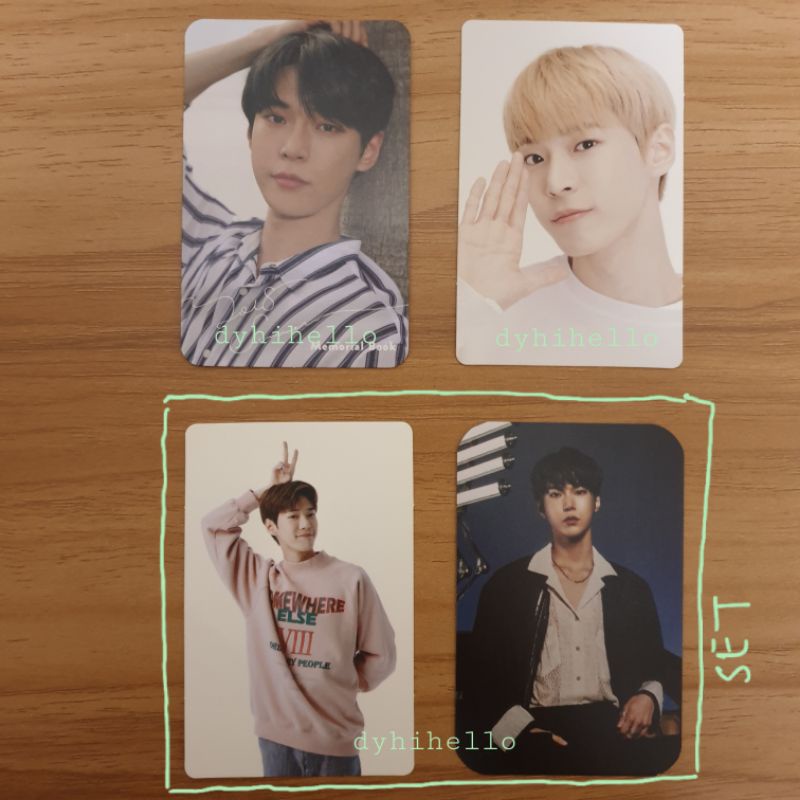 nct doyoung pc photocard membook memorial book, 1st anniversary sum ver, cheer event + tincase