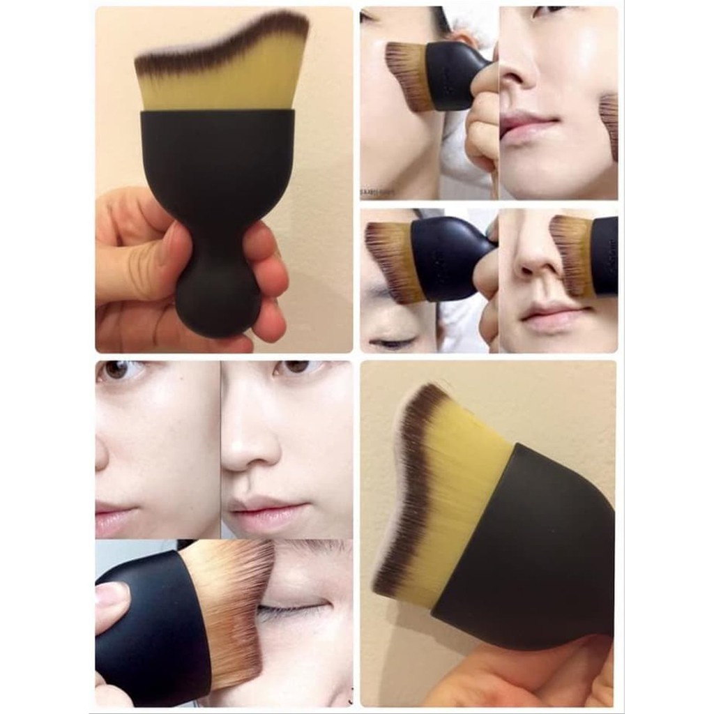 [ORI] ANGEL CURVED BRUSH | NEW YORK BEAUTY MAKE UP EXPERT CHOICE | Kuas Makeup Extra Lembut Halus