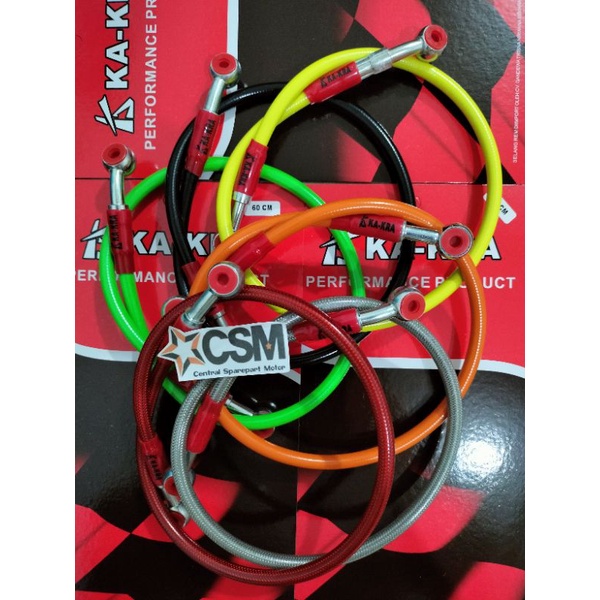 Selang rem variasi belakang 60cm universal vixion satria sonic supra blade ninja mx dll