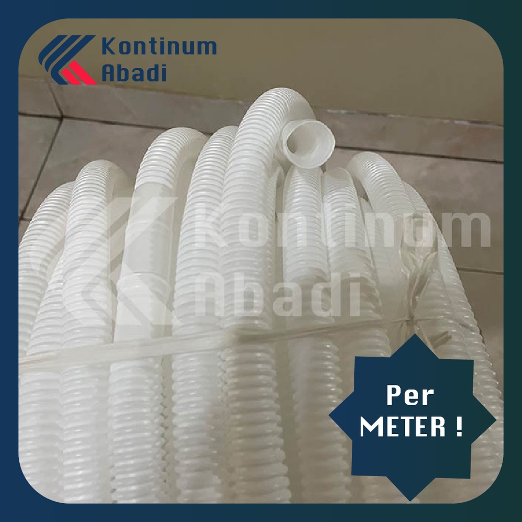 SELANG FLEXIBLE / PEMBUANGAN / SPIRAL / DRAIN - TECOM | per METER