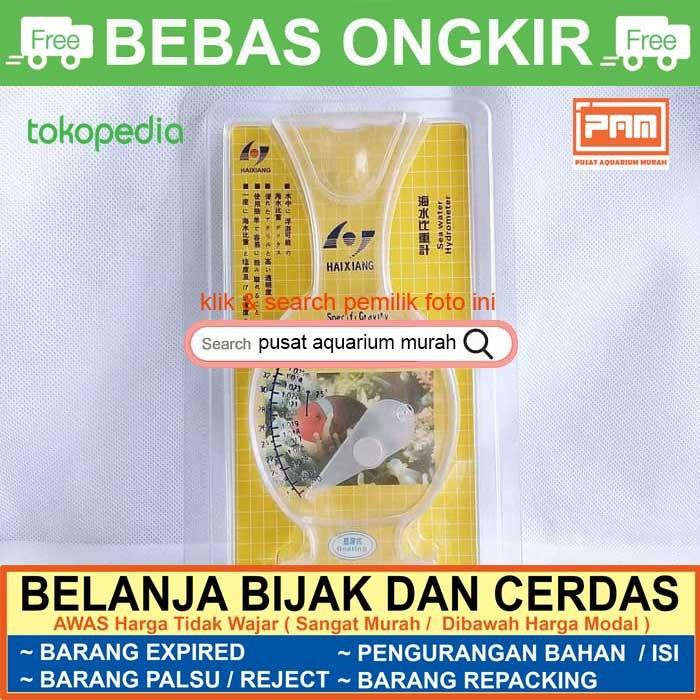 

Ondokei | Hidrometer Garam Hydrometer Pengukur Kadar Garam Air Laut Salinity Ready stock