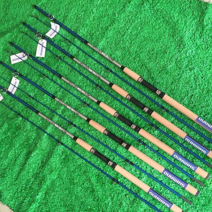 Joran Sambung Dua Shimano Cruzar Packing Pipa Pvc Carbon Hollow 10Lbs Cv