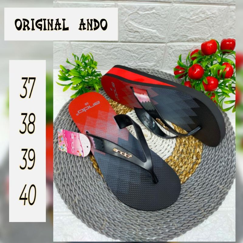 ORIGINAL ANDO WEDGES SANDAL WANITA