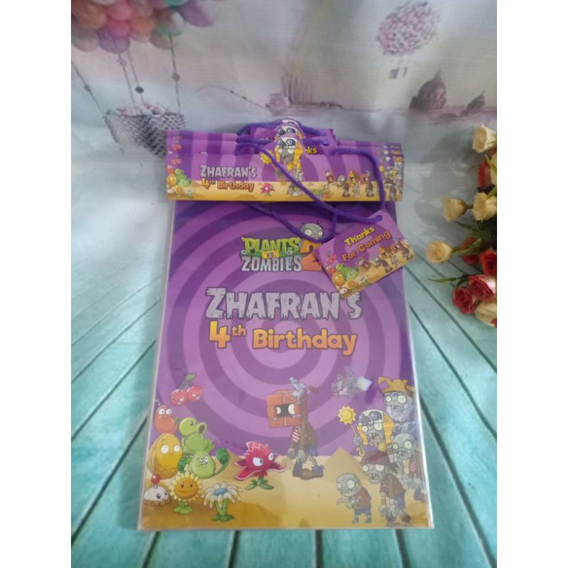 

Plastik Label custom full colour 20x30 free Thanks card