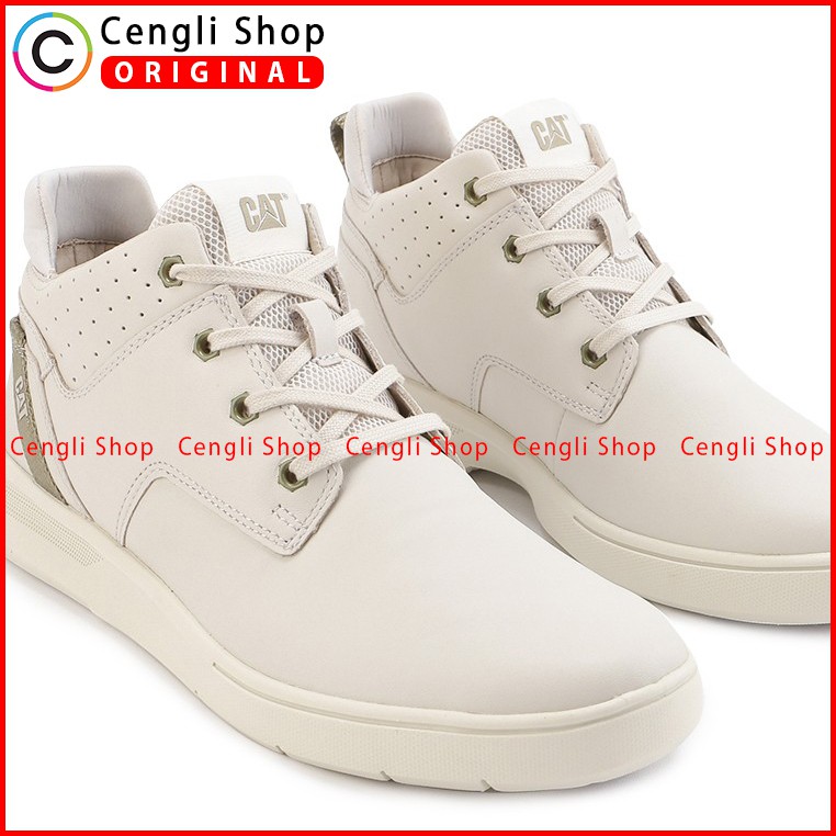 SEPATU CATERPILLAR CASUAL ORIGINAL SNEAKER KETS PRIA KULIT ASLI CAT-09