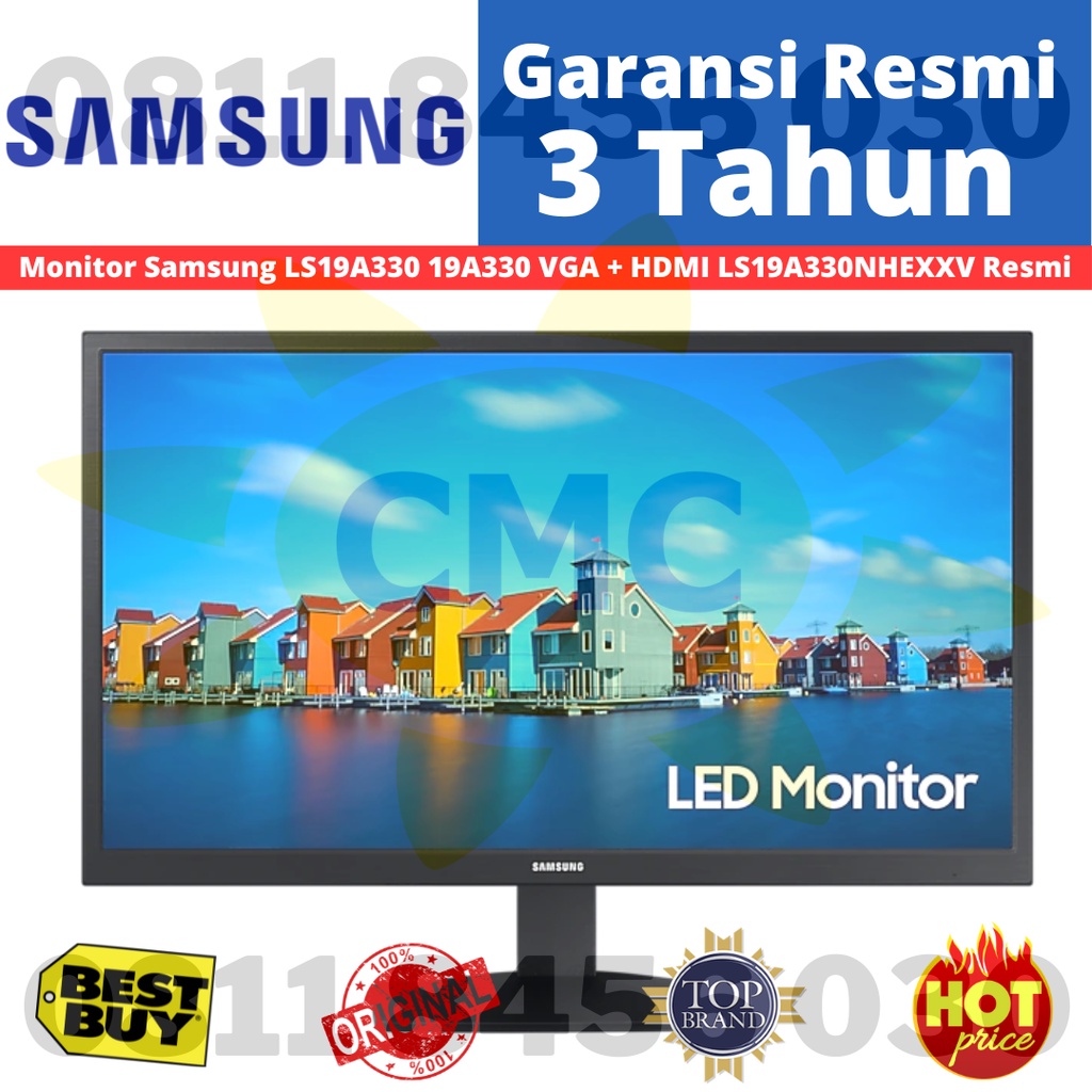 LED Monitor Samsung 19 inch S19A330 HDMI LS19A330NHE HDMI VGA