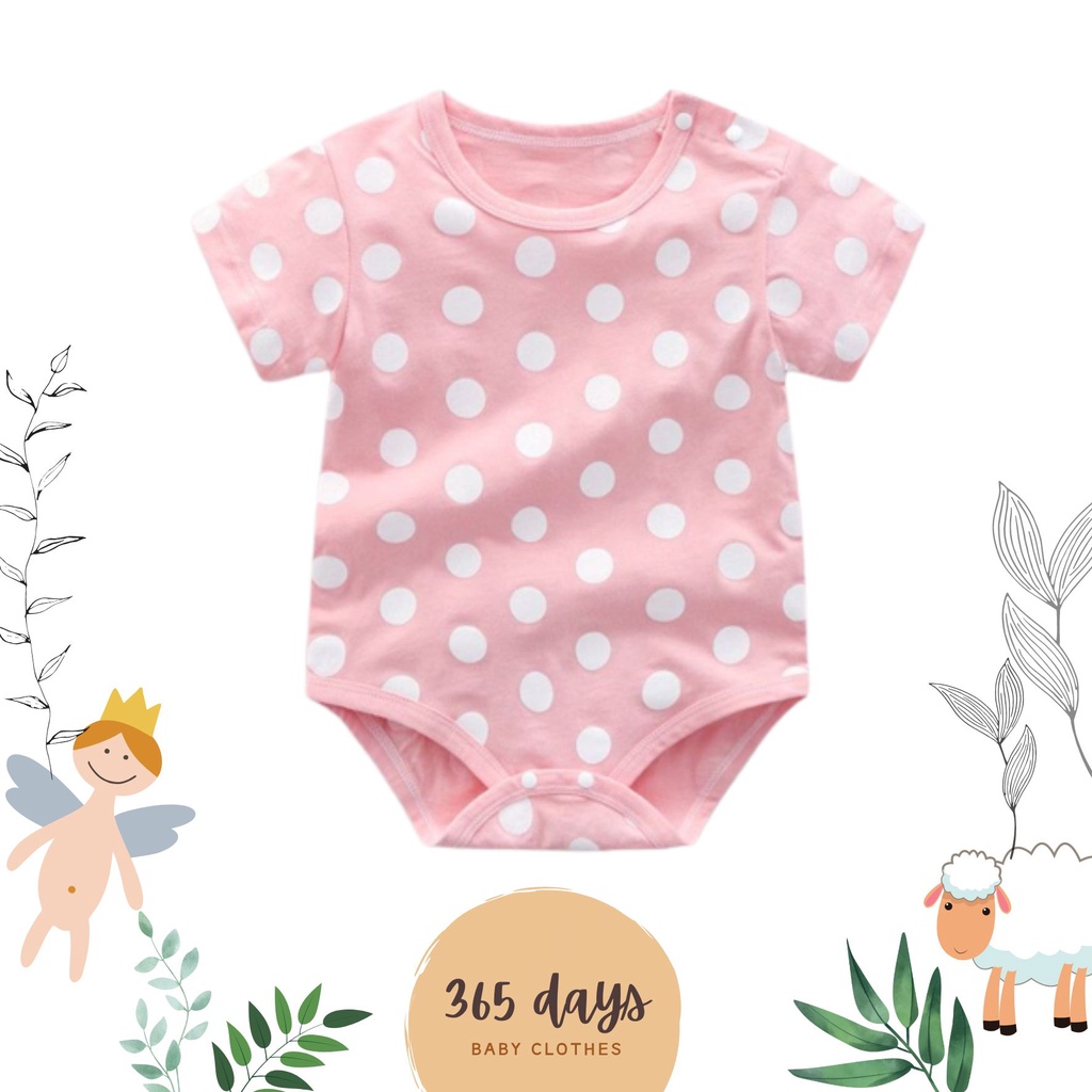 JUMPER CANTIK jumper baby polkadot -BAJU BAYI MURAH LOKAL