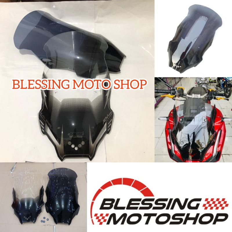 windshield adv 150 visor ADV 150 windshield mhr karbon honda ADV 150