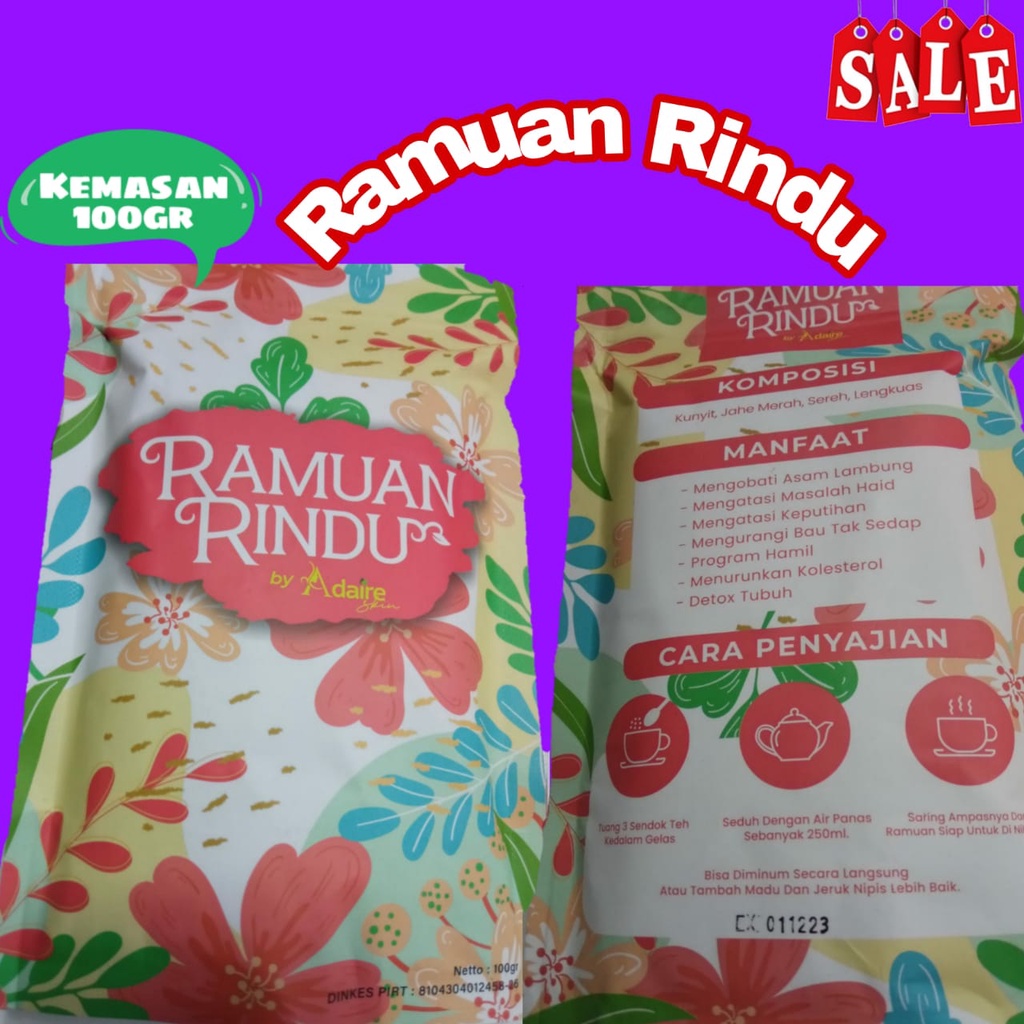 ADAIRE RAMUAN RINDU 100gr