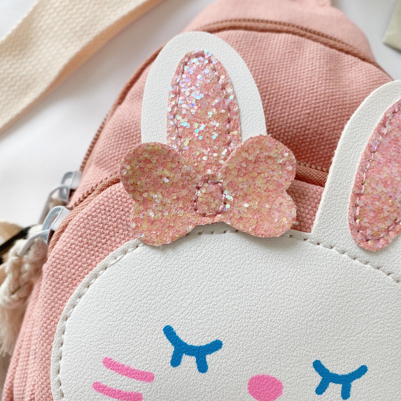 HappyOliver TAS BUNNY SLINGBAG tas import anak resleting tas slempang anak laki perempuan