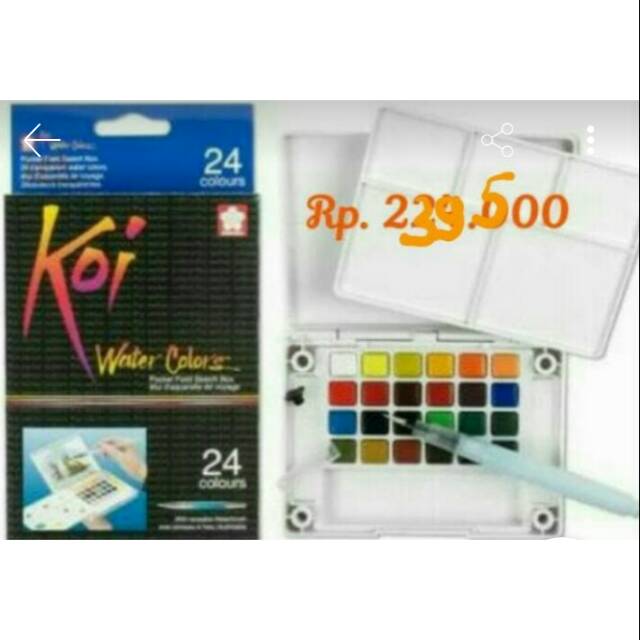 

SAKURA KOI WATER COLOR 24 WARNA