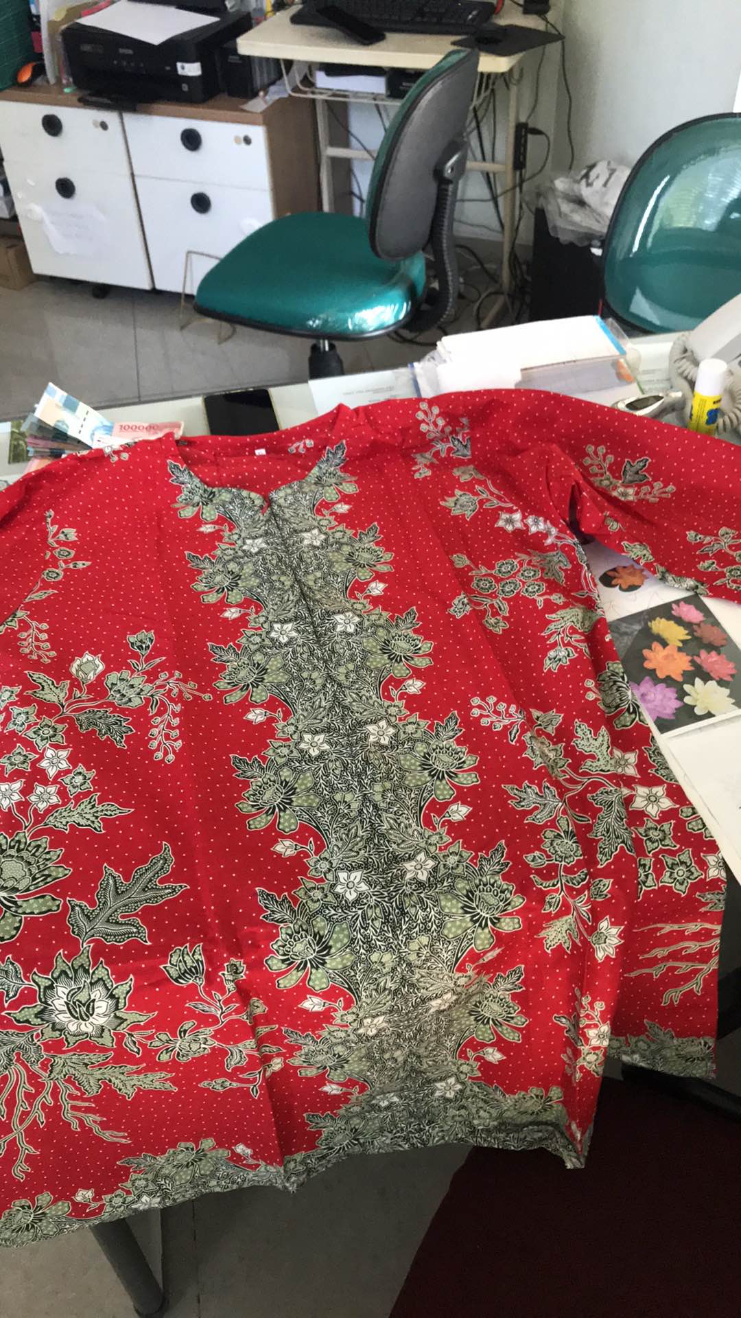 [ Terbaru ] Atasan Batik Wanita Kerja Kantor Ori Shabirah Batiksolo Blouse Blusebatik Batikmodern Xl