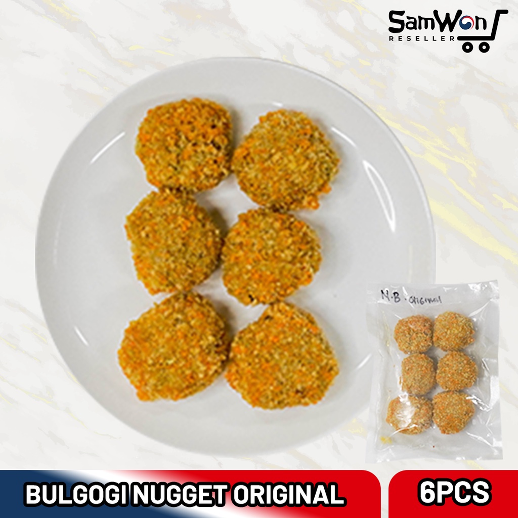 

Bulgogi Nugget Korean Frozen Food (isi 6 pcs) Nuget Sapi Korea