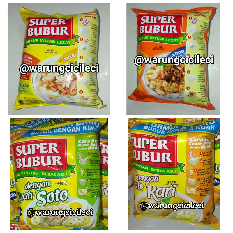 

SUPER BUBUR 46g & 49g