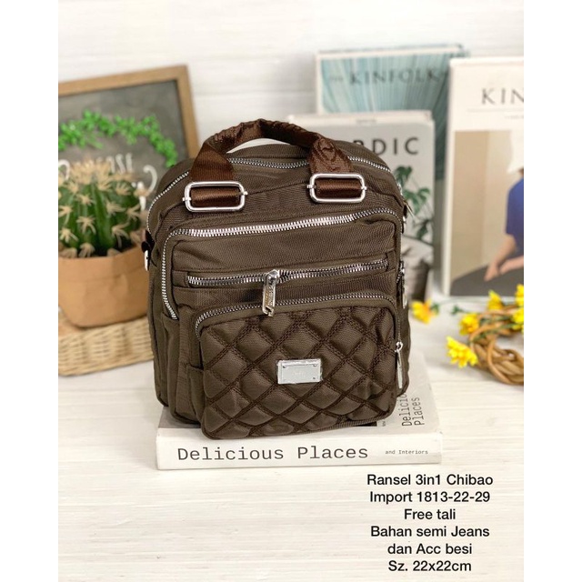 Ransel 3in1 Chibao Import 1813-22-29