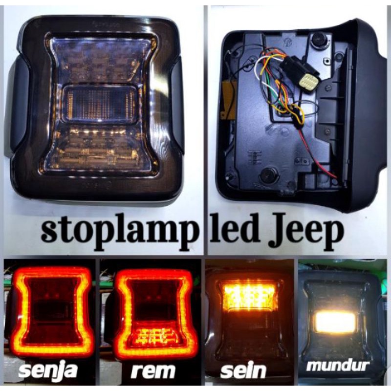 Stoplamp Mobil Jeep.Lampu Variasi Stoplamp Mobil Jeep Kotak